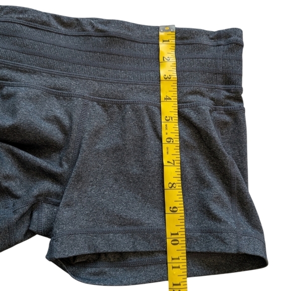 prAna Olympia Shorts Yoga Sustainable Womens M Athletic Earthy Granola Grey - Picture 10 of 11